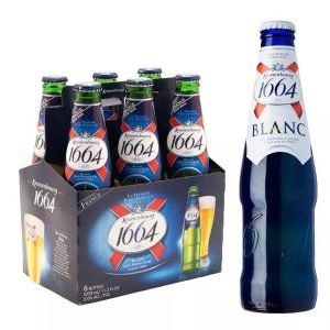 Kronenbourg 1664 Blanc Beer in Blue 25cl / 33cl Bottles / 50cl